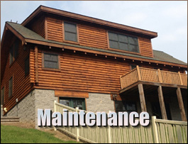  Weaverville, North Carolina Log Home Maintenance